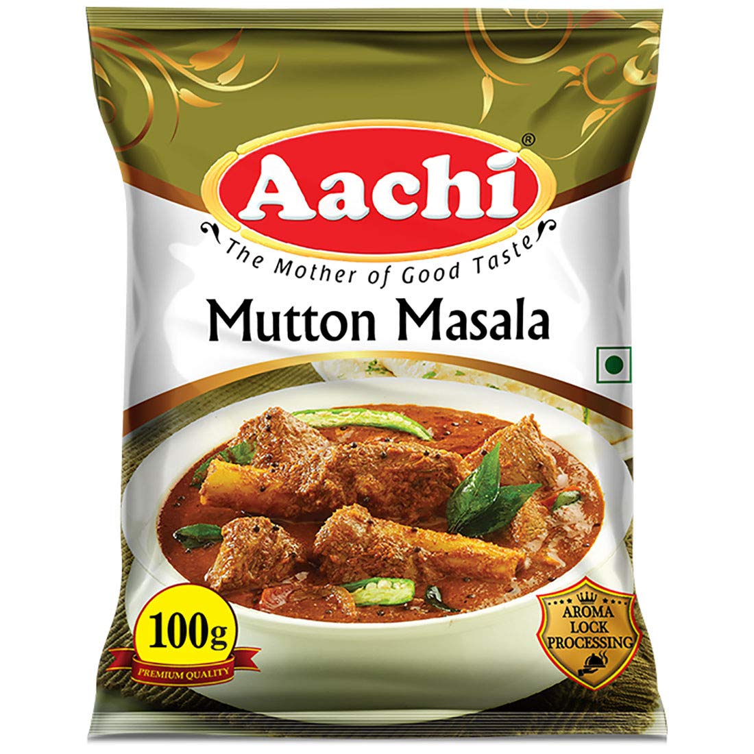Aachi Mutton Masala Powder, 100g Free Ginger Garlic Paste 50g