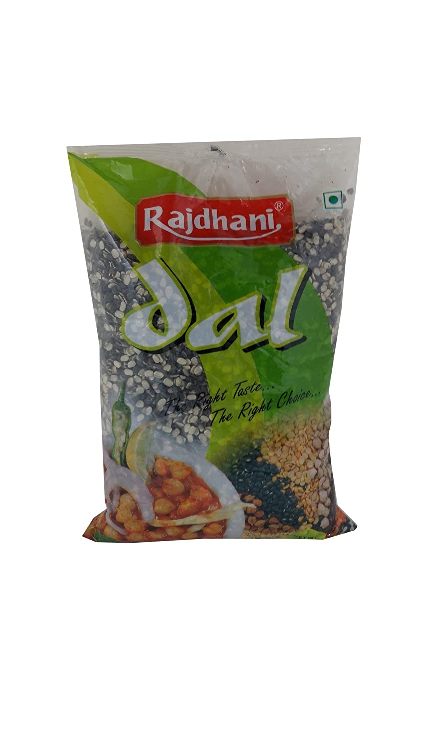 Rajdhani Pulses - Urad Chilka, 1kg Pouch