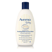 Aveeno Baby Soothing Relief Creamy Wash, Fragrance Free, 8 Ounce