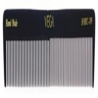 Vega Half Coarse And Half Fine General Grooming Comb, Black Hmbc-109