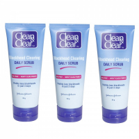 Clean & Clear Blackhead Clearing Daily Scrub, 80g (pack Of 3)
