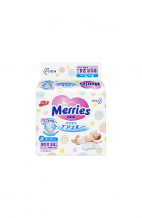 Merries Newborn Size Taped Diapers, 24 Count (new Born - 24)