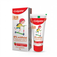 Colgate Toothpaste For Kids (3-5 Years), Natural Strawberry Flavour - 80 Gr Tube,cavity Protection,0% Artificial Preservatives, Colors , Sweetners