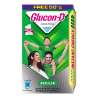Glucon-d Instant Energy Health Drink 450gm, Pack 1, Assorted Flavours (regular)