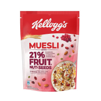 Kellogg's Muesli With 21% Fruit, Nut & Seeds |tastier Now With Cranberries And Pumpkin Seeds |500g