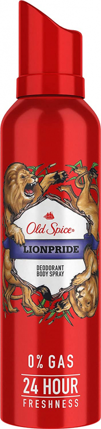 Old Spice Lionpride No Gas Deodorant Body Spray Perfume, 140 Ml