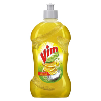 Vim Dishwash Liquid Gel Lemon, With Lemon Fragrance, Leaves No Residue, Grease Cleaner For All Utensils, 500 Ml Bottle