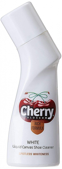Cherry Blossom Liquid Shoe Polish White - 75 Ml