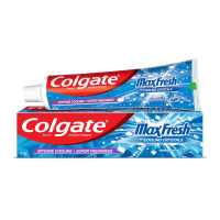 Colgate Maxfresh Breath Freshner Toothpaste, 150g, Peppermint Ice, Blue Gel Paste With Menthol, Cooling Crystals For Fresh Breath