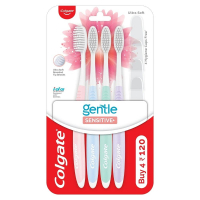 Colgate Gentle Sensitive Soft Bristles Toothbrush - 4 Pcs