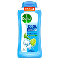 Dettol Body Wash And Shower Gel For Women And Men, Cool - 250ml | Soap-free Bodywash | 12h Odour Protection