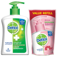 Dettol Liquid Handwash - 200 Ml With Free Liquid Handwash (skincare) - 175 Ml (any Variant)