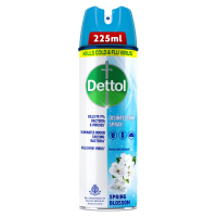 Dettol Disinfectant Sanitizer Spray Bottle | Kills 99.9% Germs & Viruses | Germ Kill On Hard And Soft Surfaces (spring Blossom, 225ml)