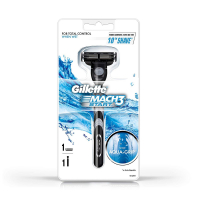 Gillette Mach3 Start Razor Handle With Aqua Grip, 1 Piece
