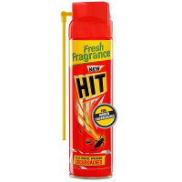 Hit Spray, Crawling Insect Killer (625ml) Instant Kill, Deep-reach Nozzle, Fresh Fragrance, Red, Pack Of 1
