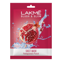 Lakmé Blush & Glow Pomegranate Sheet Mask, 25ml