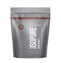 Isopure Low Carb 100% Whey Protein Isolate Powder - 1 Lb, 454 G (chocolate), 25g Protein Per Serve, Lactose-free, Gluten-free, Vegetarian Protein For Men & Women.