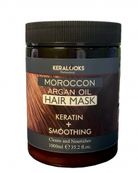Keralooks Professional® Moroccon Argan Hair Mask For Smoothing Plus Keratin Hair (1000ml)