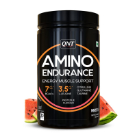 Qnt Amino Endurance | Supports Muscle Building & Recovery | 400g | Pasteque Flavor | 30 Servings (7g Bcaa, 3.5g L-leucine, Vitamin B6)