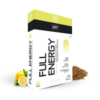 Qnt Full Energy, Optimal Endurance & Recovery, 1kg, Nimbu Jeera Flavour, 33 Servings (110 Kcal Energy, 125mg Amino Acids, Vitamin B Complex)