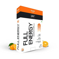 Qnt Full Energy, Optimal Endurance & Recovery, 1kg, Orange, 33 Servings (110 Kcal Energy, 125mg Amino Acids, Vitamin B Complex)