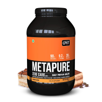 Qnt Metapure Zero Carb Protein | 100% Pure Whey Isolate Powder | 908g | Tiramisu Flavour | 30 Servings (90% Protein, 21% Bcaa, 9.4% L-leucine, 0 Sugar)